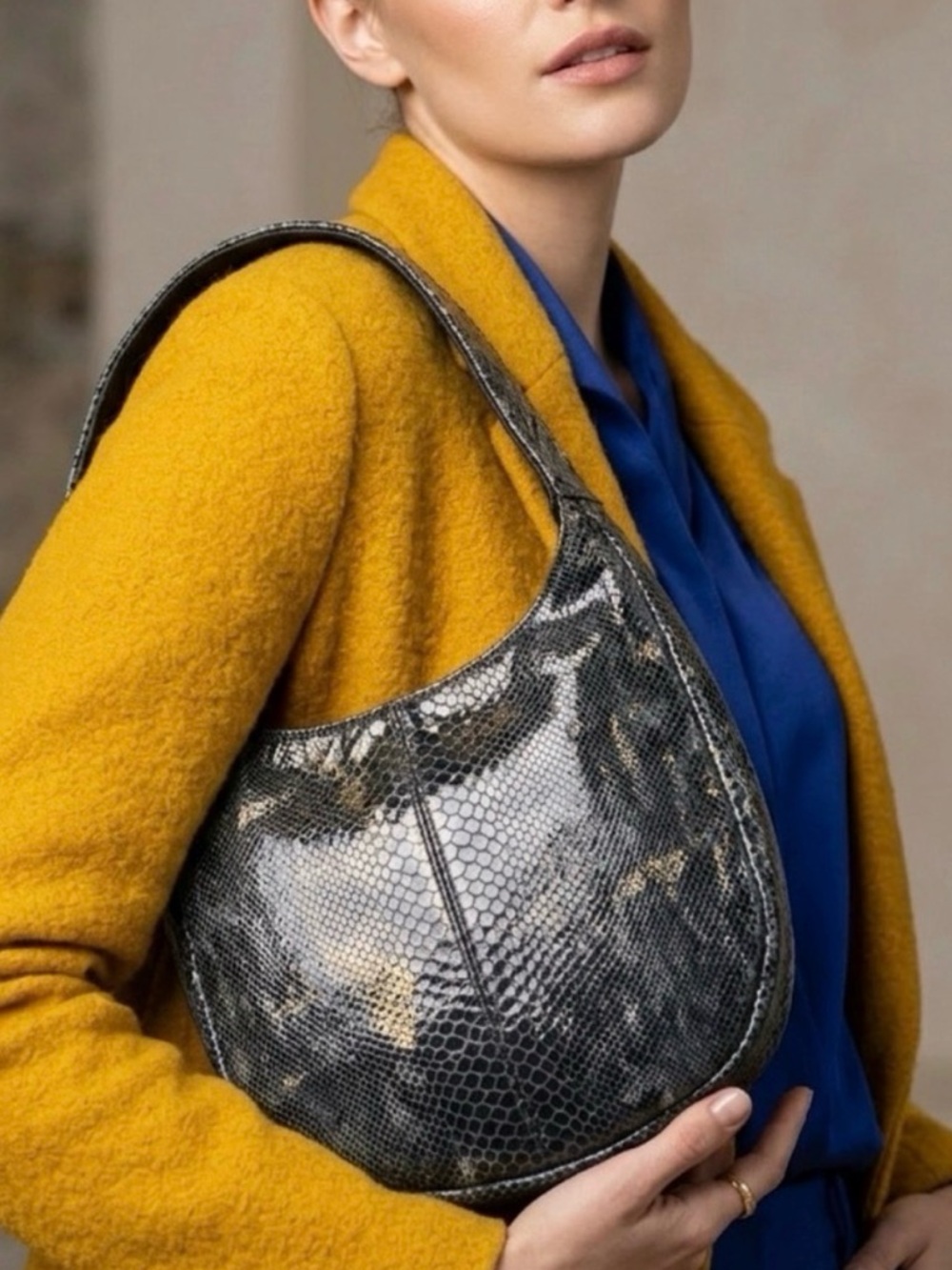 Marco Buggiani Italy Leather Bag